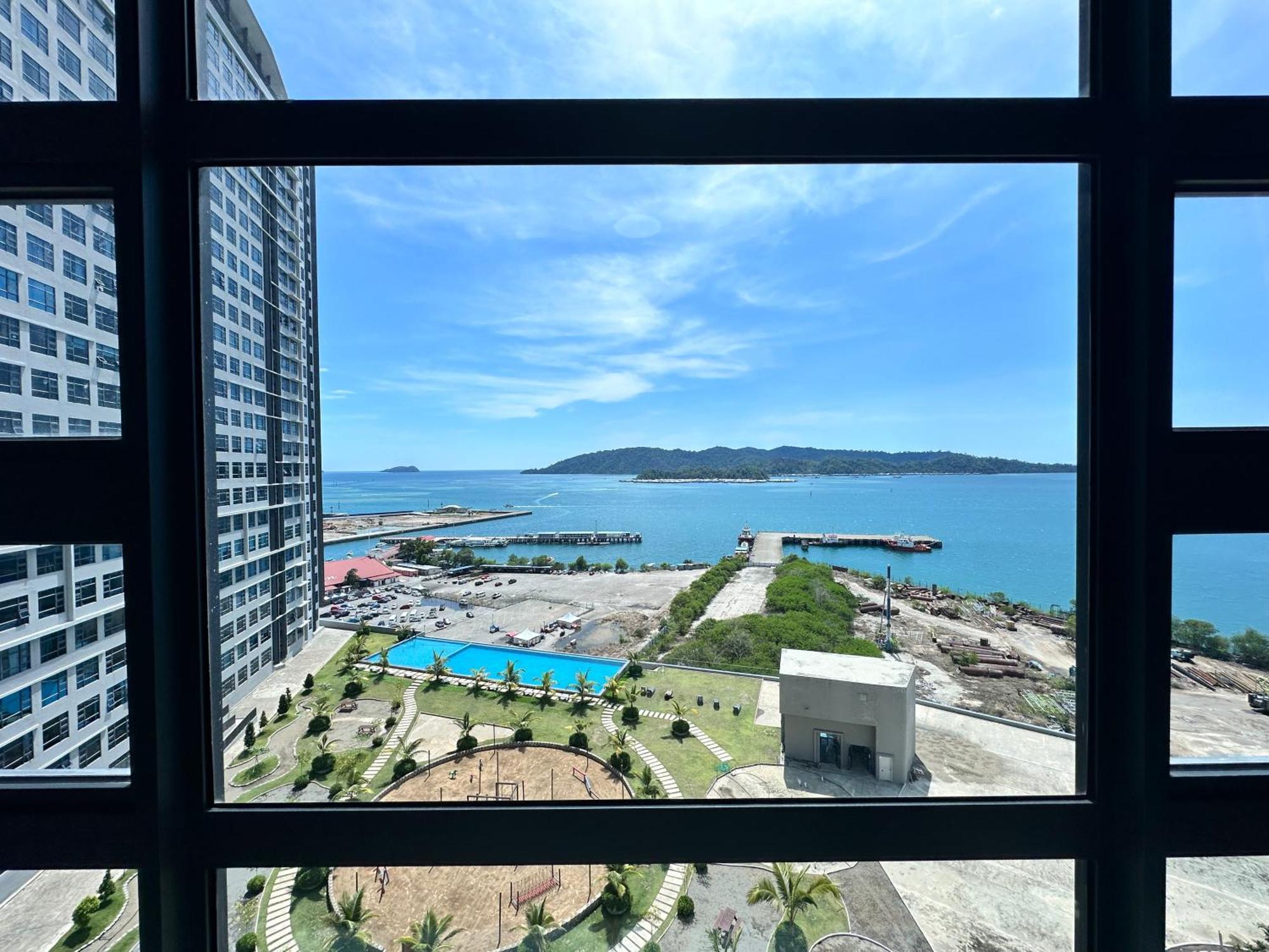 L Homestay Jesseltonquay Jq Kk City亚庇市区中心民宿2房1厕 Kota Kinabalu Eksteriør billede