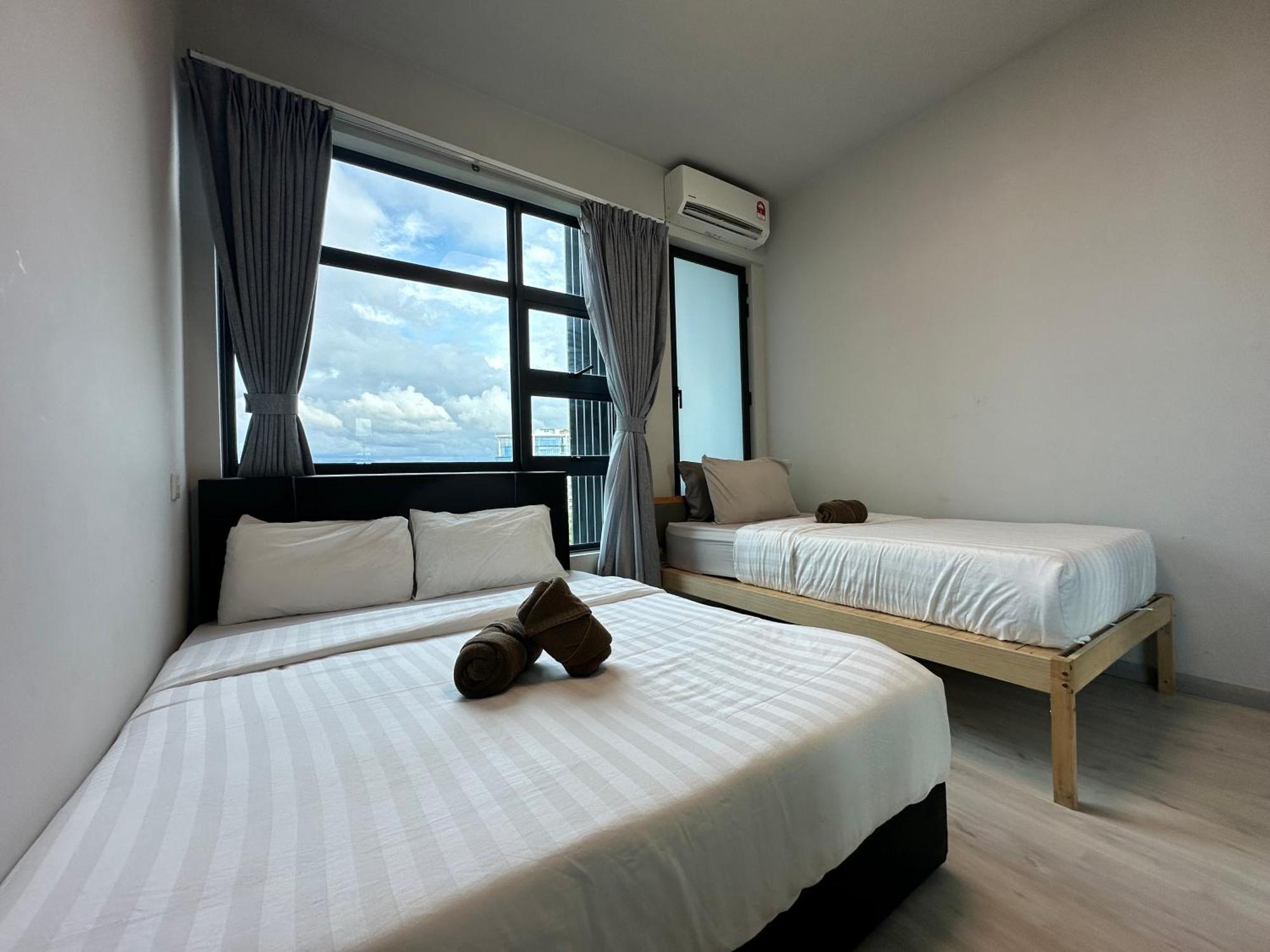 L Homestay Jesseltonquay Jq Kk City亚庇市区中心民宿2房1厕 Kota Kinabalu Eksteriør billede